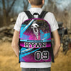 Maxcorners Motocross 58 Personalized Name And Number Backpack