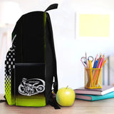 Maxcorners Motocross 3 Personalized Name And Number Backpack