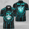 Maxcorners Bowling And Pins Abstract Grunge Texture X Multicolor Option Customized Name 3D Shirt