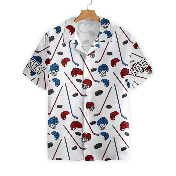 Maxcorners Hockey Hawaiian Shirt