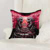 Maxcorners Darts Dual Skull Flame Multicolor Customized Name 3D Pillow