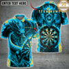 Maxcorners Darts Thunder Dragon Dartboard Multiple Options Personalized Name, Team Name 3D Shirt