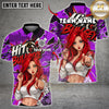 Maxcorners Darts Girl Hit Bullseye Dartboard Multicolor Customized Name, Team Name 3D Shirt
