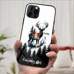Maxcorners Country Girl - Personalized Hunting Phone Case Full Wrap Phone Case LM0812