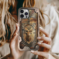Maxcorners Deer Hunting - Personalized Hunting Phone Case Full Wrap Phone Case LM0812