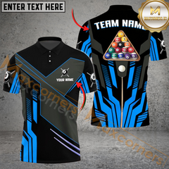 Maxcorners Billiards Ball 8 Rack Pool Multicolor Customized Name, Team Name 3D Shirt