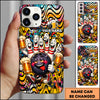 Maxcorners Bowling Funny Pins Beer Party Multicolor Personalized Name 3D Phone Case