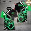 Maxcorners Bowling Flaming Multicolor Customized Name, Team Name 3D Shirts