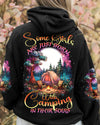 Maxcorners Some Girls Are Just Born Camping All Over Print LM2101