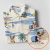 Maxcorners Cute Corgi Beach Vacation Golf Polo Shirt, Golf Shirts For Women, Ladies Golf Tops LM1507