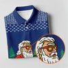 Maxcorners Funny Bearded Golfer With Paisley Pants Golf Polo Shirt, Ladies Golf Shirts, Women’s Golf Apparel LM1507
