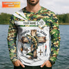 Maxcorners Hooked on Jesus Fishing UPF Shirt – Follow Me Fishers of Men Christian Fishing Shirt