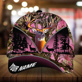 Maxcorners Epic Deer Hunting Zip Camo Pattern 3D Multicolor Personalized Cap