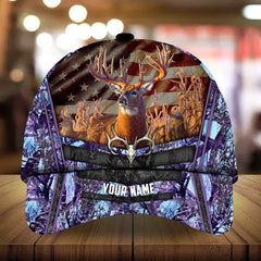 Maxcorners Epic Chuilux Fashion Deer Hunting 3D Multicolor Personalized Cap