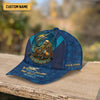 Maxcorners Dead Men And The Sea Swordfish Skeleton Fishing Cap, Personalized Hats For Men, Fishing Hats For Men