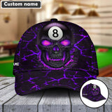 Maxcorners Personalized Billiards Skull Cap (8 colors)