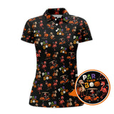 Maxcorners Funny Pattern Golf Shirt, Flamingo Golf Shirt, Halloween Golf Shirt For Golfer