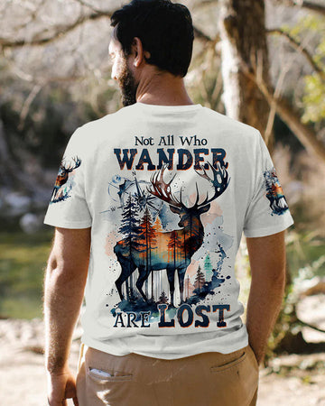 Maxcorners Not All Who Wander Are Lost Deer All Over Print LM2101