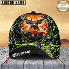 Maxcorners Truck & Buck Hunting Pattern Multicolor Personalized 3D Cap