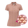 Maxcorners Golf Pattern Shirt, Funny Breast Cancer Golf Shirt, Golf Gift For Golfer