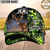 Maxcorners Hunting Deer Camouflage Multicolor Personalized Name 3D Cap