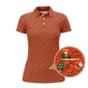 Maxcorners Christmas Golf Shirt, Funny Pattern Golf Shirt, Xmas Golf Shirt For Men