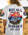 Maxcorners Not All Who Wander Are Lost Compass All Over Print LM2101