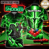 Maxcorners Billiards Wear Mystic Dragon Graphic Multicolor Customized Name 3D Shirt
