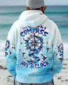 Maxcorners Live Your Life By A Compass Waves All Over Print LM1501