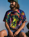 Maxcorners Bigfoot Ufo Swirl All Over Print LM1601