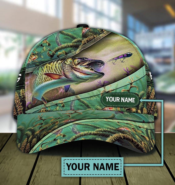 Maxcorners Fishing Personalized Classic Cap