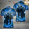 Maxcorners Darts Thunder Hell Dogs Cerberus Dartboard Multiple Options Personalized Name, Team Name 3D Shirt