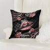 Maxcorners Darts Queen Lips Crown Roses Customized Name 3D Pillow