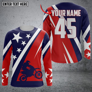 Maxcorners Freedom Ride Personalized Name 3D Shirt