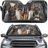 Maxcorners Funny Dog Car Window Windshield Front Sun Shade