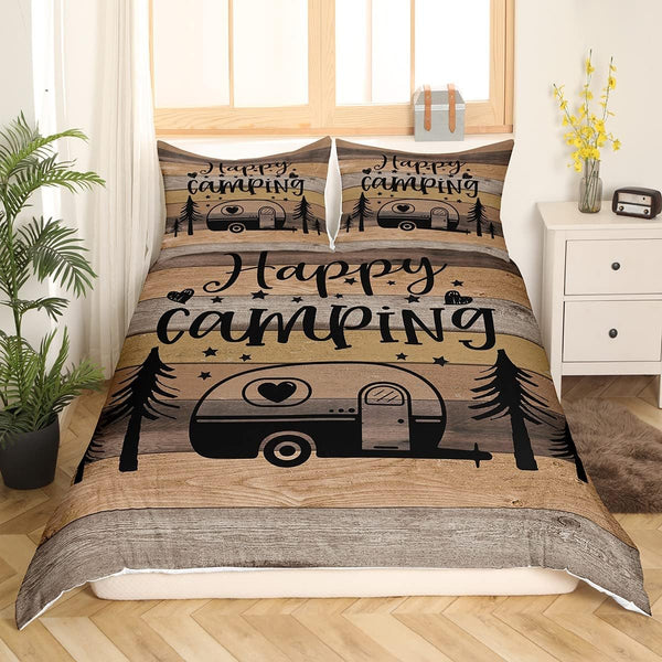Maxcorners Happy Camping 3D Bedding Set