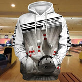 Maxcorners Bowling 3D Custom Name Shirt