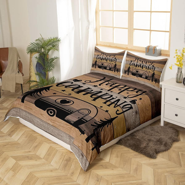 Maxcorners Happy Camping 3D Bedding Set