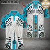 Maxcorners Darts Precision Arrow Geometric Pattern Multiple Options Personalized Name, Team Name 3D Shirt