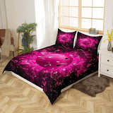 Maxcorners Rose Pink Bowling Ball 3D Bedding Set