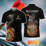 Maxcorners Dart Personalized Name Hello Darkness 3D Shirt