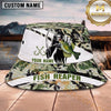 Maxcorners Fishing Fish Reaper White Green Scale Personalized 3D Bucket Hat (13 Fish Species)