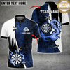 Maxcorners Darts Dartboard Resurrection Fire Mutilcolor Options Personalized Name, Team Name 3D Polo Shirt