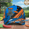(8 Colors) Maxcorners Disc Golf Mountain Flying Discs & Chain Basket Personalized Name 3D Cap LM3009