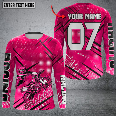 Maxcorners Rider's Choice Biker Personalized Name 3D Shirt