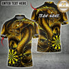 Maxcorners Darts Ocean Dragon Dartboard Multiple Options Personalized Name, Team Name 3D Shirt