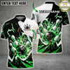 Maxcorners Bowling Pins & Dynamic Ball Impact Graphic Multicolor Customized Name, Team Name 3D Shirts