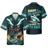 Maxcorners Riding The Waves Of Life Even When They Bite Back SPF Shirt For Men, Funny Fishing Shirt, Fishing Shirts For Men
