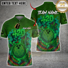 Maxcorners Bowling 420 CNB Personalized Name 3D Unisex Shirt