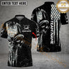 Maxcorners Golf Camo Punisher Skull Personalized Name, Team Name 3D Shirt (4 Colors)
